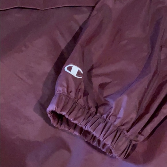 Burgundy Harvard Windbreaker - Picture 3 of 4